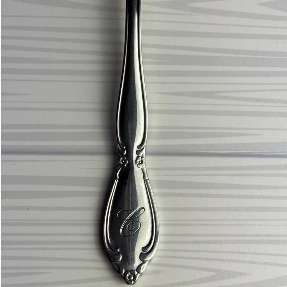 Customcraft Serving Fork Stainless Korea Replacement Flatware Cold Meat MCM